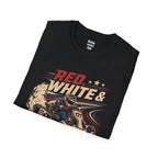 Red, White & Racing Lines T-Shirt
