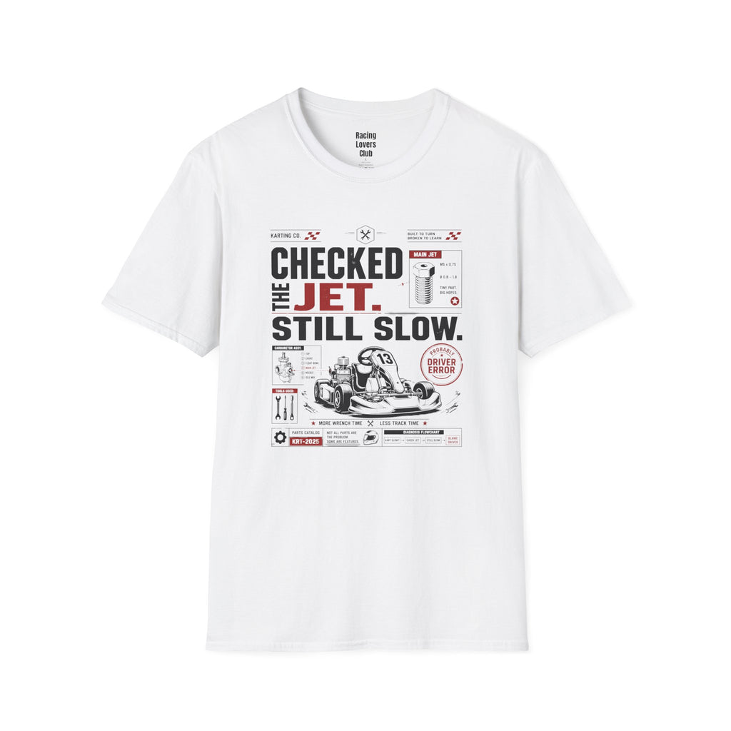 Checked the Jet. Still Slow. T-Shirt