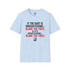 Blame The Tires T-Shirt — racing-themed graphic tee from Racing Lovers Club