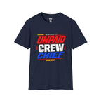 Unpaid Crew Chief T-Shirt — racing-themed graphic tee from Racing Lovers Club