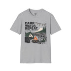 Camp. Watch. Repeat. T-Shirt
