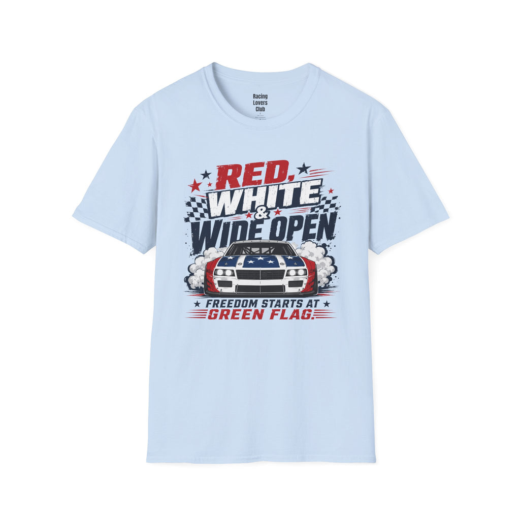 Red White Wide Open T-Shirt