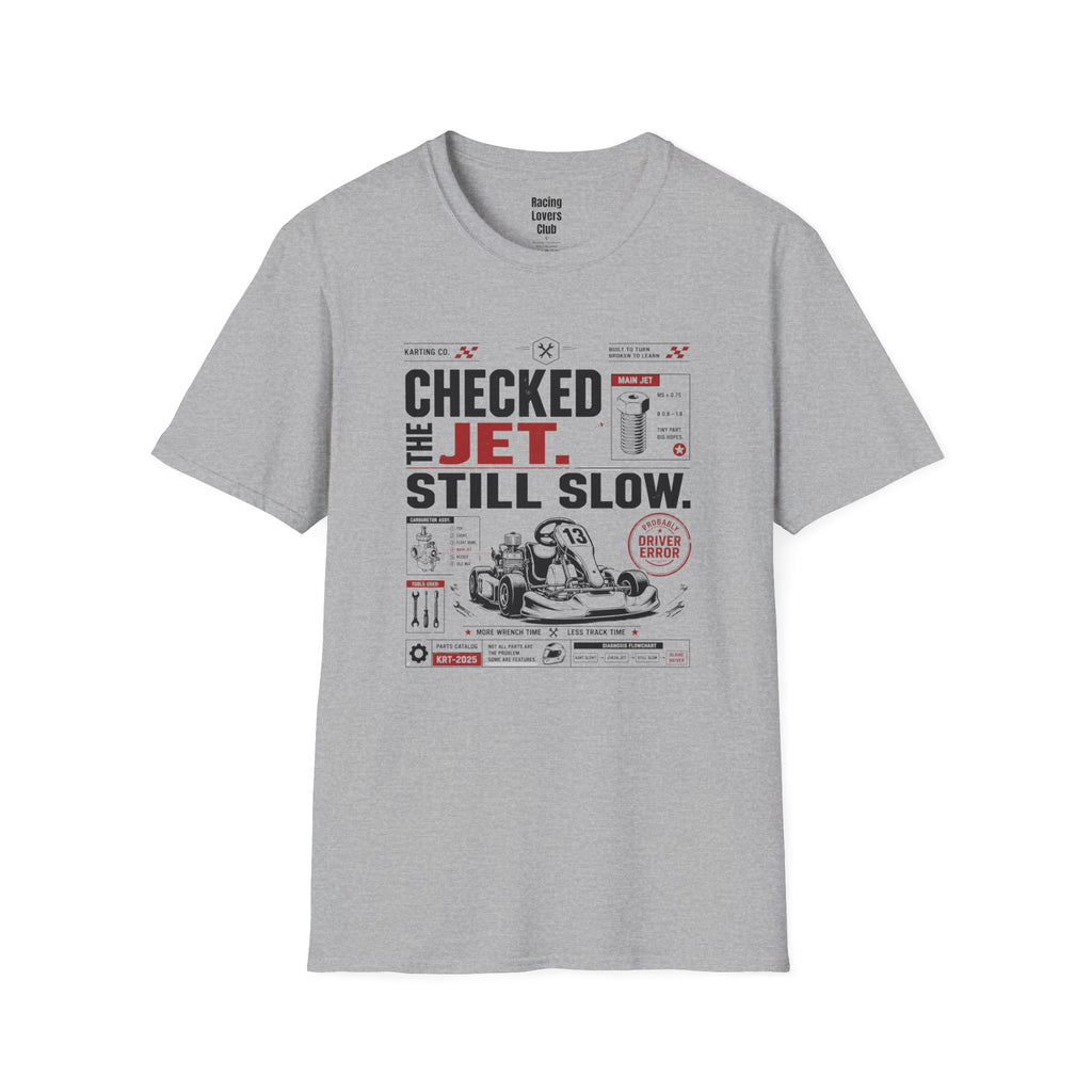Checked the Jet. Still Slow. T-Shirt