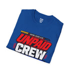 Unpaid Crew Chief T-Shirt — racing-themed graphic tee from Racing Lovers Club