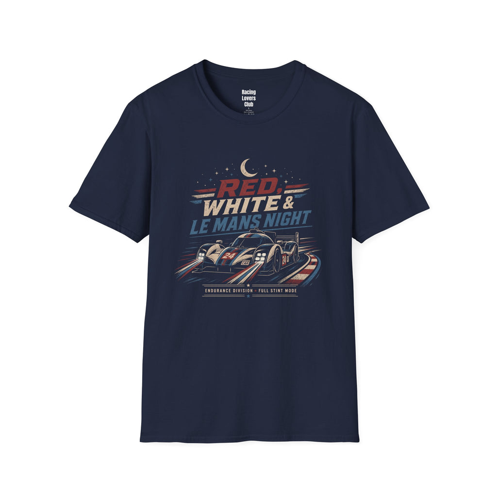 Red, White & Le Mans Night T-Shirt