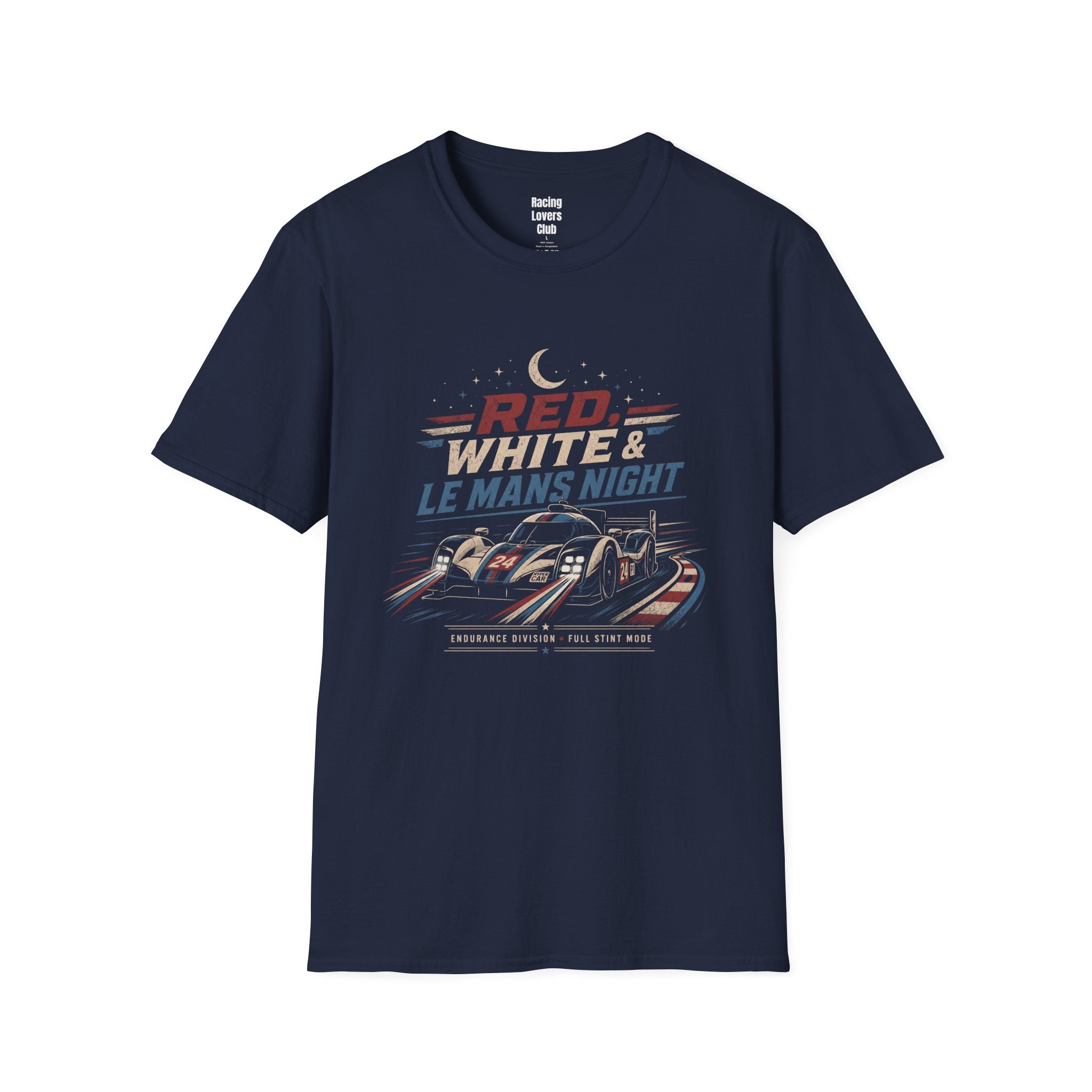 Red, White & Le Mans Night T-Shirt