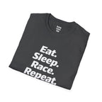 Eat. Sleep. Race. Repeat. T-Shirt