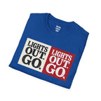 Lights Out Go T-Shirt — racing-themed graphic tee from Racing Lovers Club