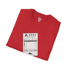 Apex Accounting T-Shirt — racing-themed graphic tee from Racing Lovers Club