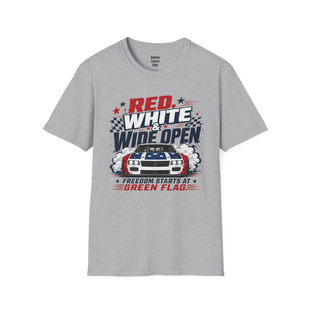 Red White Wide Open T-Shirt
