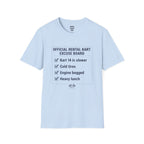 Official Rental Kart Excuse T-Shirt — racing-themed graphic tee from Racing Lovers Club