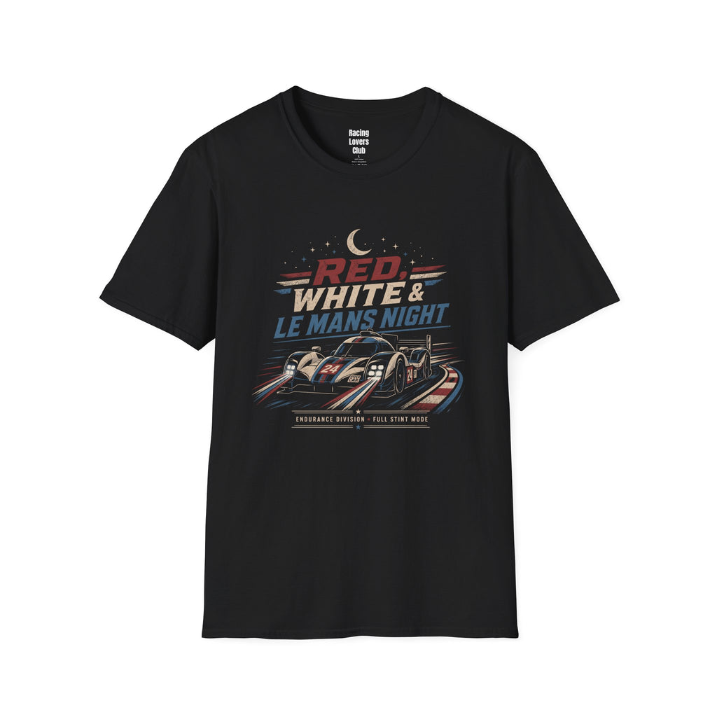 Red, White & Le Mans Night T-Shirt