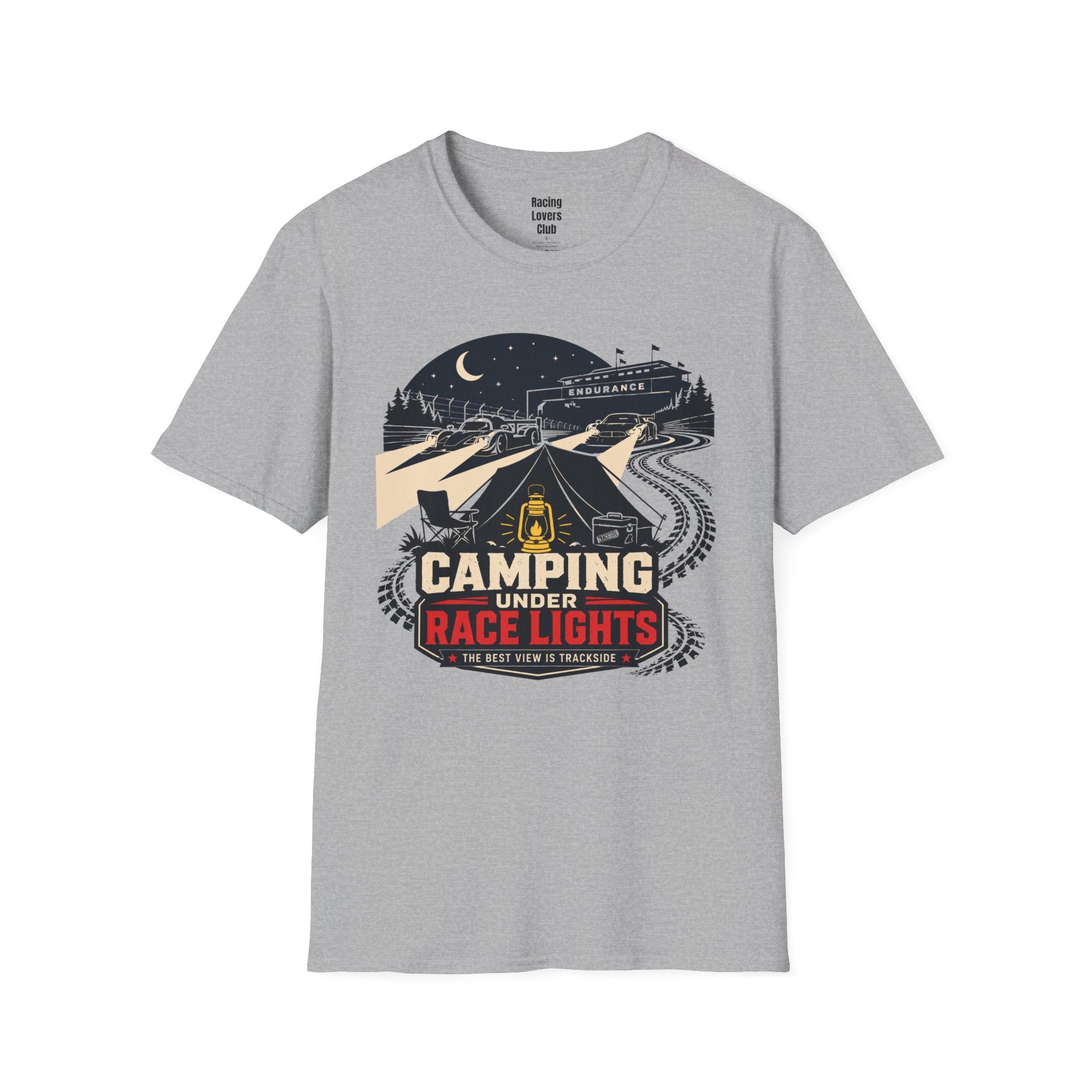 Camping Under Race Lights T-Shirt