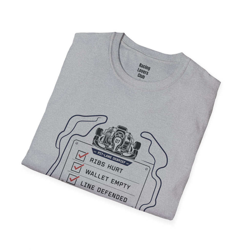 Bad Line Strong Opinion T-Shirt — racing-themed graphic tee from Racing Lovers Club