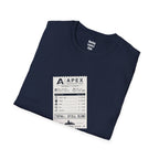 Apex Accounting T-Shirt — racing-themed graphic tee from Racing Lovers Club