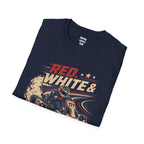 Red, White & Racing Lines T-Shirt