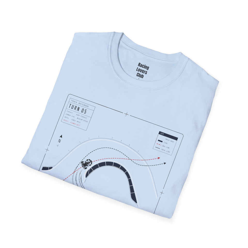 Turn 05 Bad Line Strong Opinion T-Shirt — racing-themed graphic tee from Racing Lovers Club