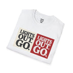 Lights Out Go T-Shirt — racing-themed graphic tee from Racing Lovers Club