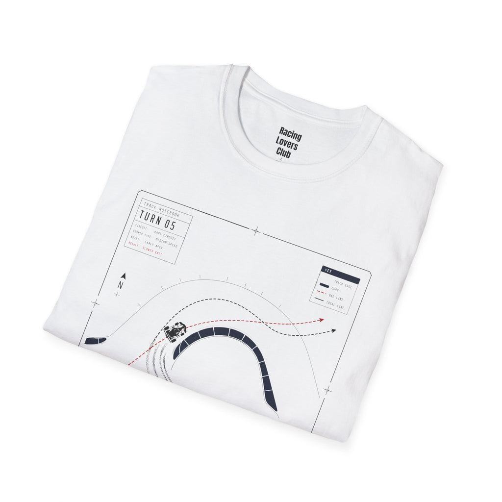 Turn 05 Bad Line Strong Opinion T-Shirt — racing-themed graphic tee from Racing Lovers Club