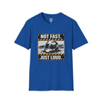 Not Fast Just Loud T-Shirt — racing-themed graphic tee from Racing Lovers Club