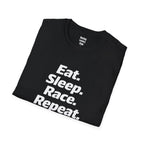 Eat. Sleep. Race. Repeat. T-Shirt