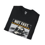 Not Fast Just Loud T-Shirt — racing-themed graphic tee from Racing Lovers Club