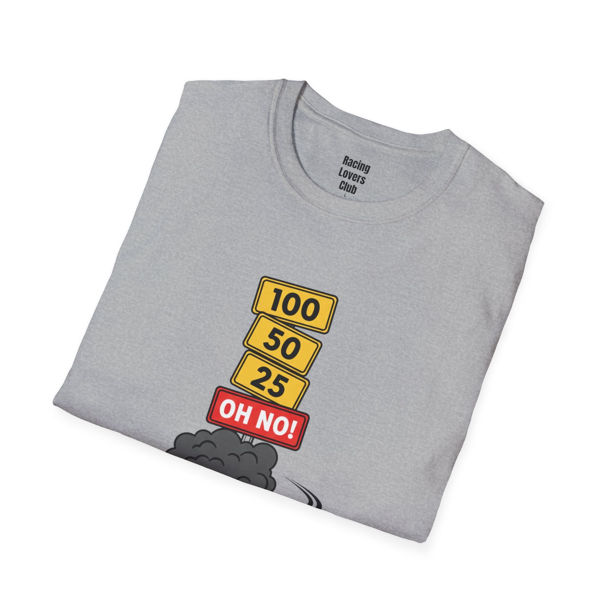 Late Braker Specialist T-Shirt — racing-themed graphic tee from Racing Lovers Club