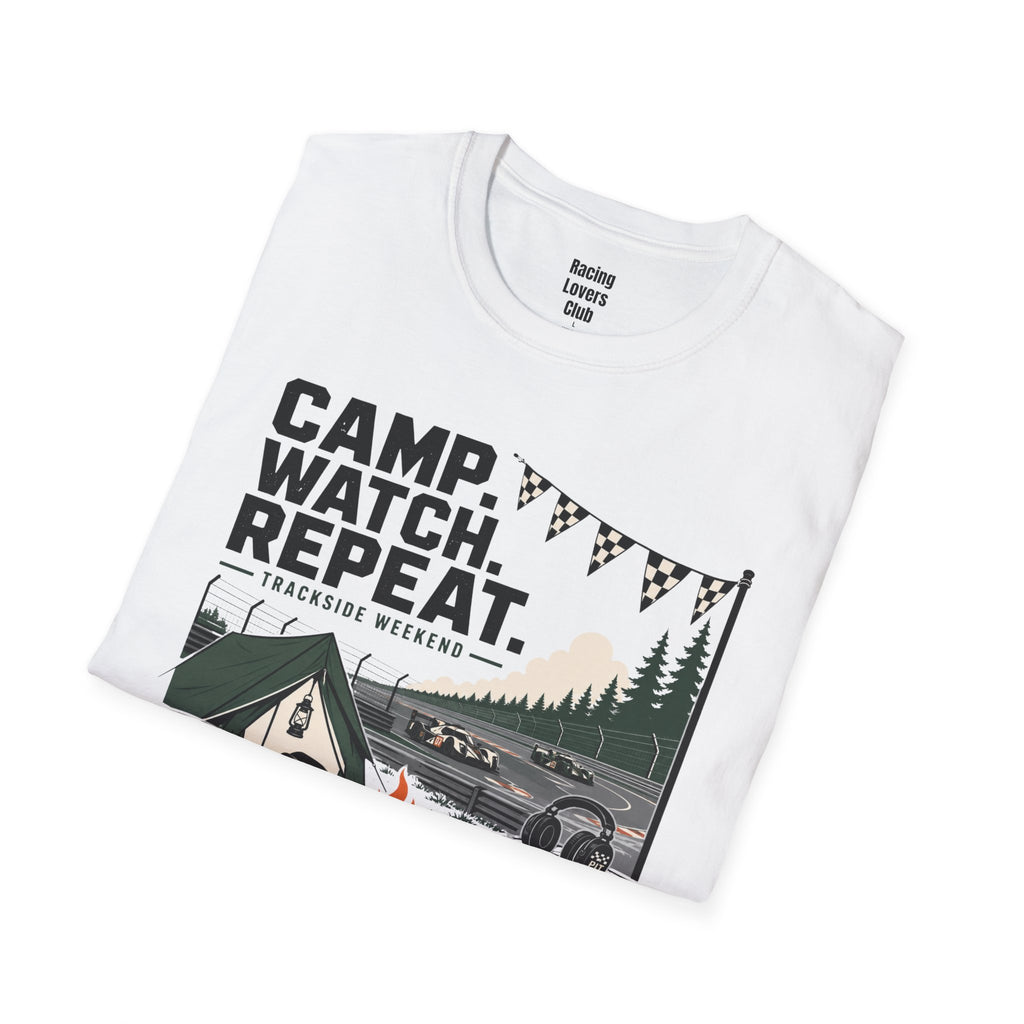 Camp. Watch. Repeat. T-Shirt