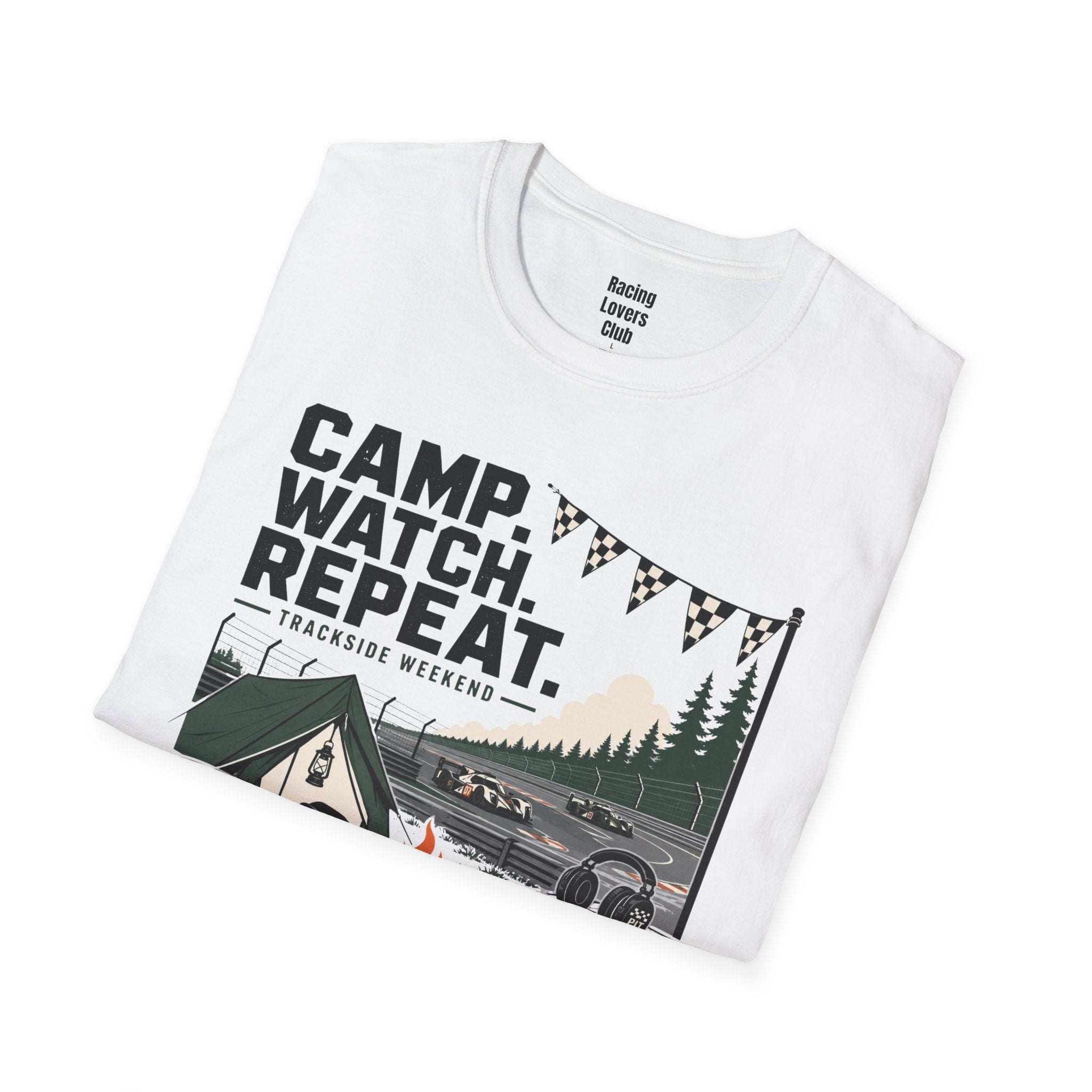 Camp. Watch. Repeat. T-Shirt