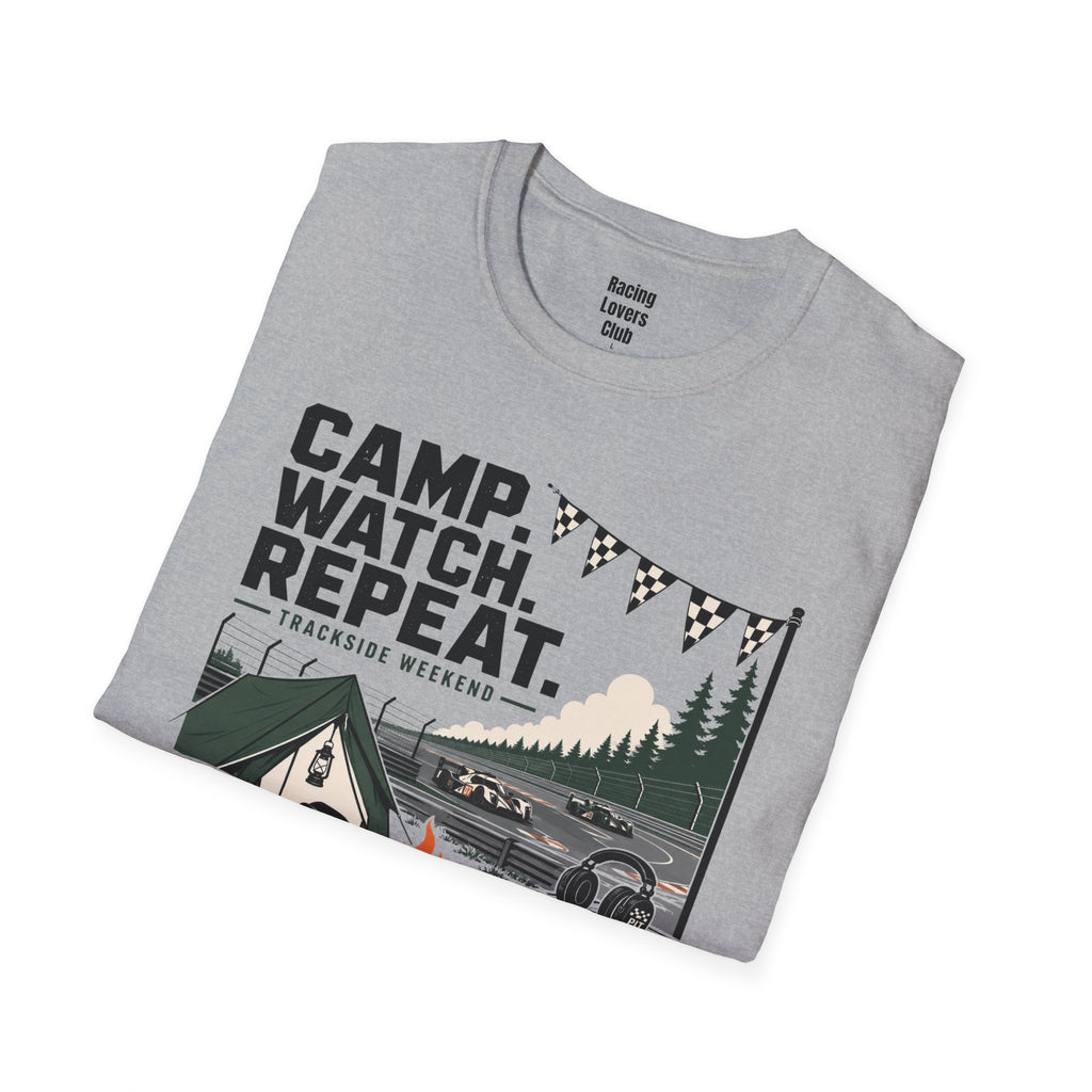 Camp. Watch. Repeat. T-Shirt