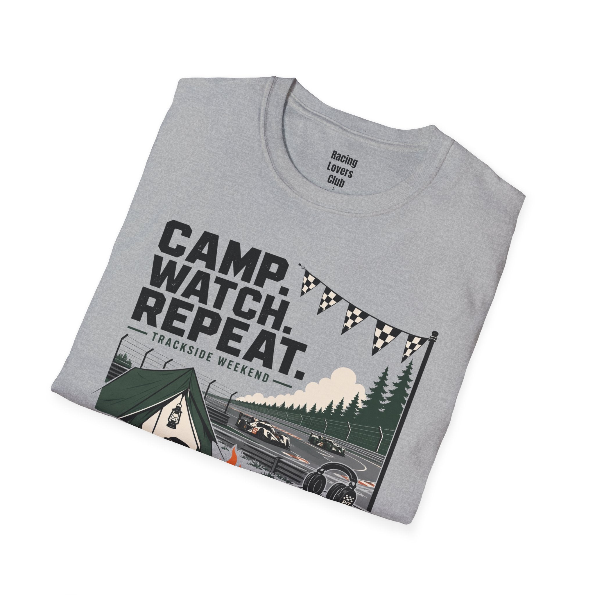 Camp. Watch. Repeat. T-Shirt